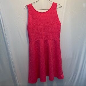 Ginger G Hot Pink Barbiecore Midi Dress Size Large
